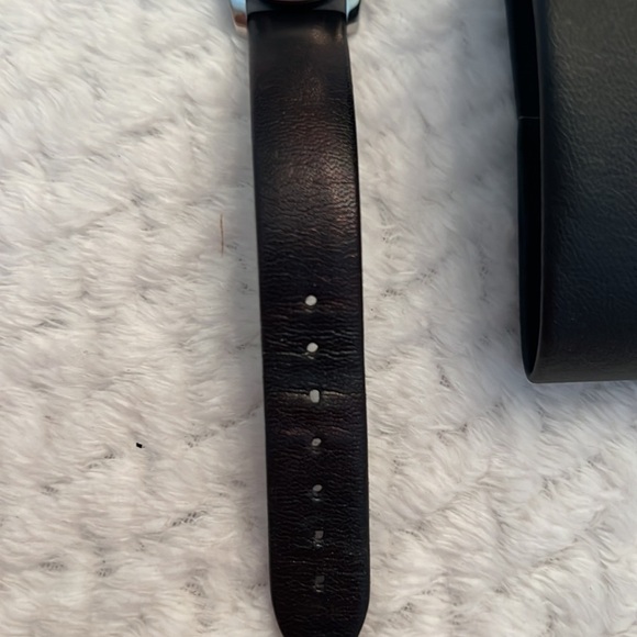 MOVADO Women's Museum Classic Watch – Black Dial, Leather Band, NEW Never Used - Picture 8 of 12